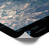 マナグア・ニカラグア衛星ポスター ポスター (角)