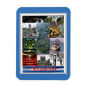 マナグア – ニカラグア – モザイク –  マグネット (縦)