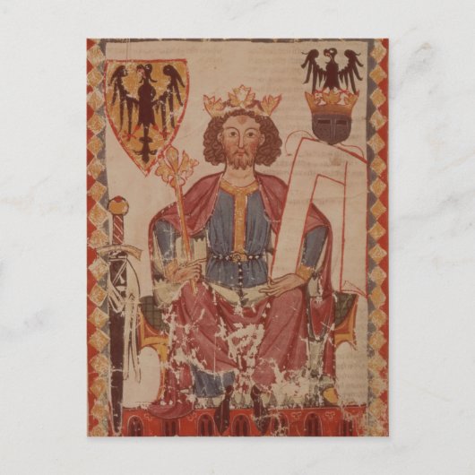 マナセのイラストレーション、ヘンリー王 ポストカード (正面)