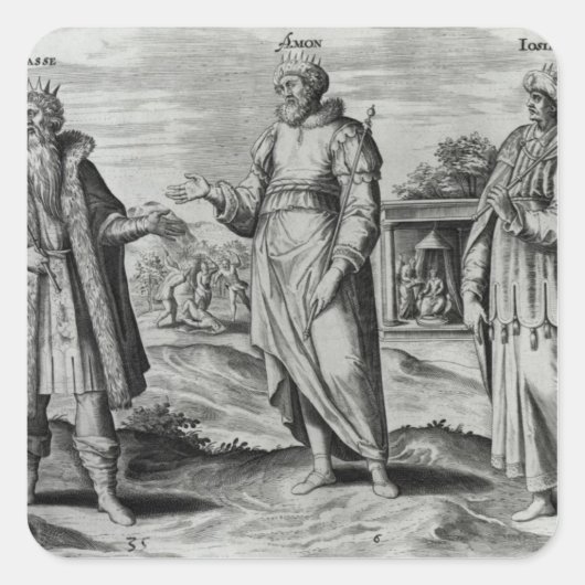 マナッシアモンとジョサイア スクエアシール (正面)