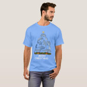 マナティクリスマスレメリークリスマスフレンド Tシャツ (正面フル)