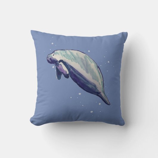 マナティフロリダトロピカル装飾用クッション クッション (正面)