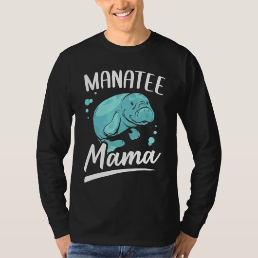 マナティマママリン動物海牛 Tシャツ (正面)
