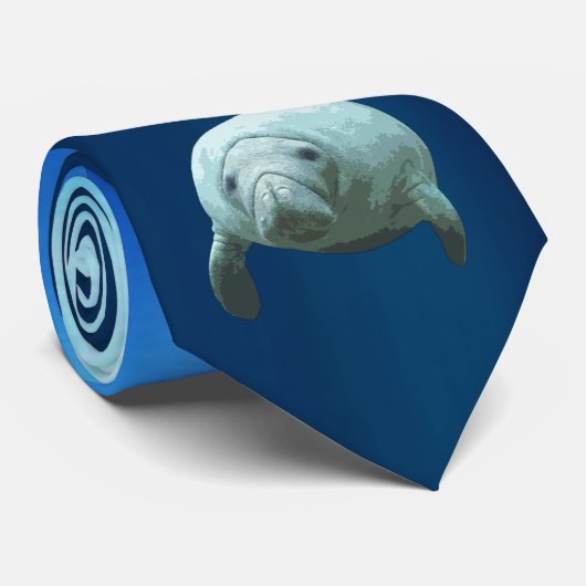 マナティーのタイ ネクタイ (ロール)