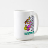 マナティーの乱用-マナティーの権利-相棒のマナティー コーヒーマグカップ (正面右)