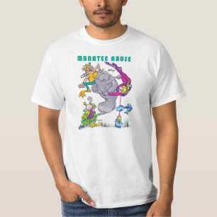 マナティーの乱用-マナティーの権利-相棒のマナティー Tシャツ