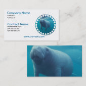 マナティーの名刺 名刺 (正面/裏面)