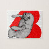 マナティーの芸術 ジグソーパズル (横)