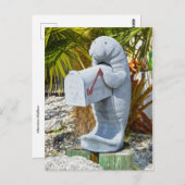 マナティーの郵便箱 ポストカード (正面/裏面)