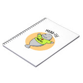 マナティーの面白い動物パンプン ノートブック (左側)