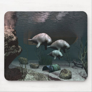 マナティーのmousepad マウスパッド