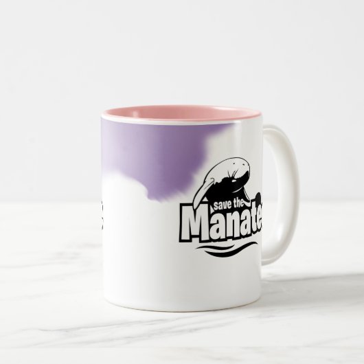 マナティーを救おう マグカップ (正面右)