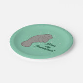 マナティーを救って下さい! ペーパープレート (アングル)