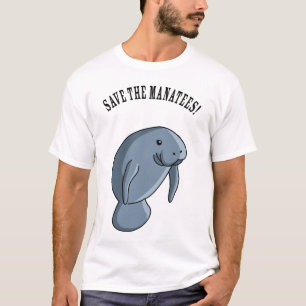 マナティーを救って下さい! Tシャツ