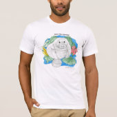 マナティーを救って下さい Tシャツ (正面)