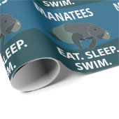 マナティーシーカウアニマルマナティー ラッピングペーパー (ロールコーナー)