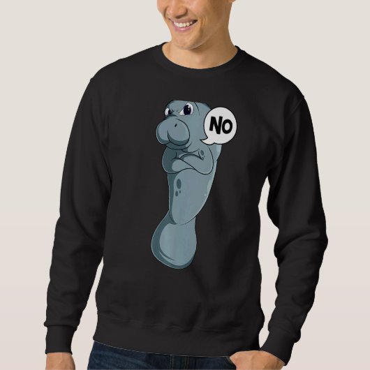 マナティーシーカウボーイズガールズキッズ スウェットシャツ (正面)