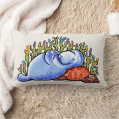 マナティーシータートルスランバーパーティービーチ砂 ランバークッション (ブランケット)