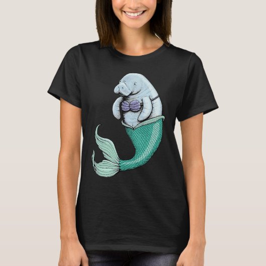 マナティーマーメイド Tシャツ (正面)