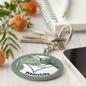 マナティーラブキーチェーン キーホルダー (側面)