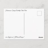 マナティー噴水 ポストカード (裏面)