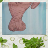 マナティー キッチンタオル (折り畳み)