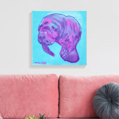 マナティー キャンバスプリント (インサイチュ (リビング))