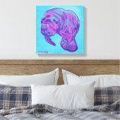 マナティー キャンバスプリント (インサイチュ (寝室))