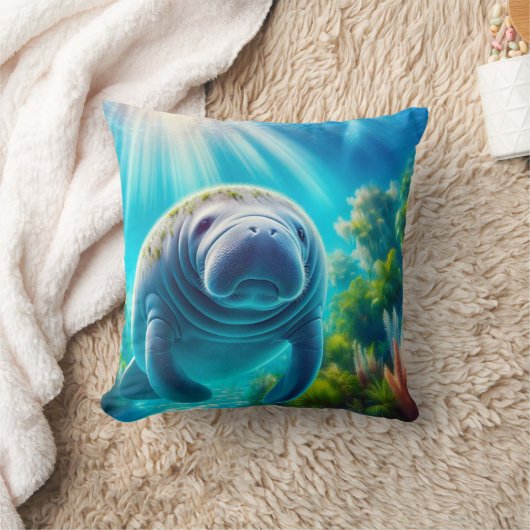 マナティー クッション (ブランケット)