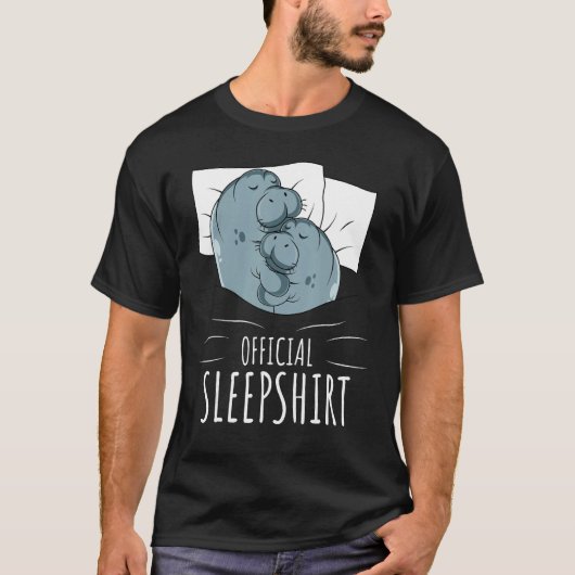 マナティー・シーカウ公式スリープシャツ Tシャツ (正面)