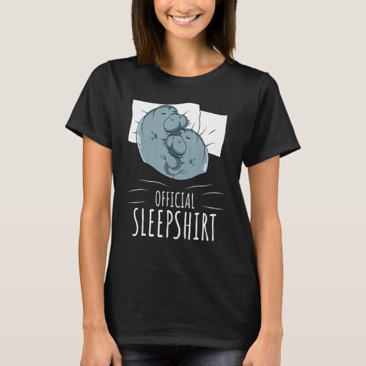 マナティー・シーカウ公式スリープシャツ Tシャツ (正面)