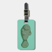 マナティー ラゲッジタグ (正面縦)