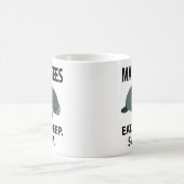 マナティー+海洋+野生生物 コーヒーマグカップ (中央)