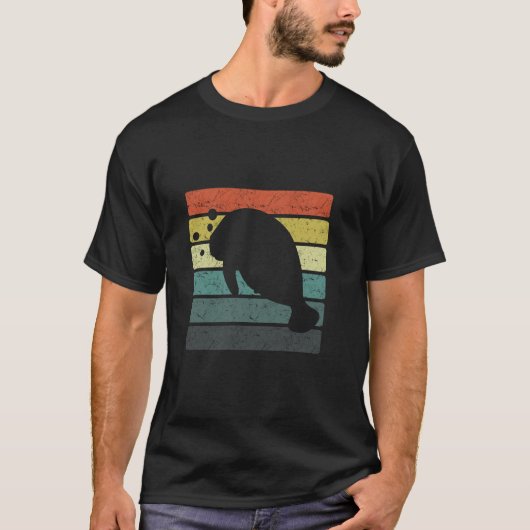 マナティー 海牛 Tシャツ (正面)