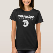 マナティ愛好家のためのマリンライフギフト Tシャツ (正面)