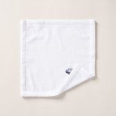 マナティ絵を描ーの水彩浴用タオルセット バスタオルセット (ウォッシュタオル)