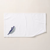 マナティ絵を描ーの水彩浴用タオルセット バスタオルセット (ハンドタオル)