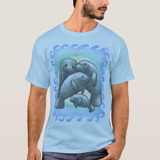 マナティTシャツ Tシャツ (正面)