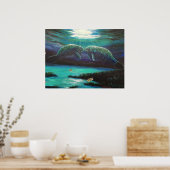 マナテキスをするス ポスター (キッチン)