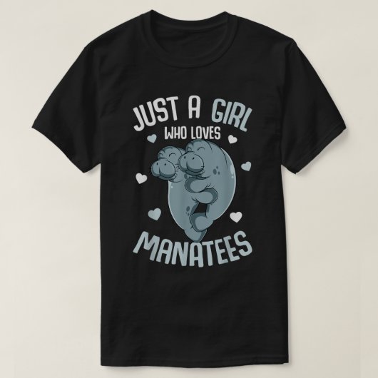 マナテーズ・シー・カウマナティー・キッドを愛する女の子 Tシャツ (デザイン正面)
