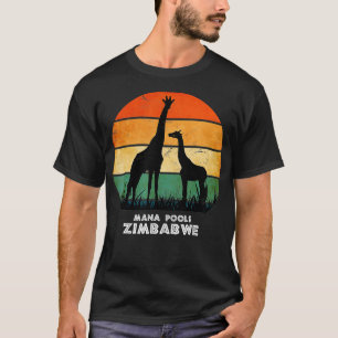マナプールズジンバブエ・キリン・サファリ国立公園G Tシャツ
