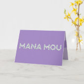 マナモウの母の日のカード カード (黄色い花)