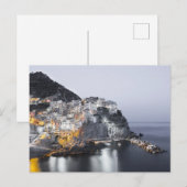 マナロラチンクテッレリグーリアイタリアファインアートギフト シーズンポストカード (正面/裏面)