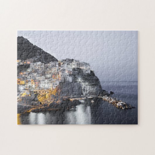 マナロラチンクテッレリグーリアイタリアファインアートギフト ジグソーパズル (横)