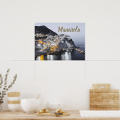 マナロラチンクテッレリグーリアイタリアファインアートギフト ポスター (キッチン)