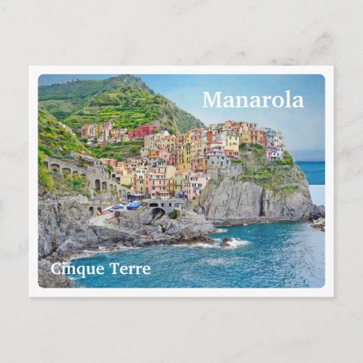 マナローラ – イタリア – CINQUE TERRE – ビュー –  ポストカード (正面)