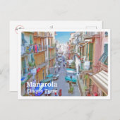 マナローラ – Cinque Terre – イタリア – 旧市街 ポストカード (正面/裏面)