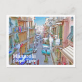 マナローラ – Cinque Terre – イタリア – 旧市街 ポストカード (正面)
