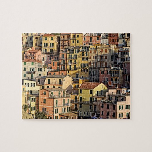 マナローラ – Cinque Terre - Italia - 8x10 - 110 pc ジグソーパズル (横)