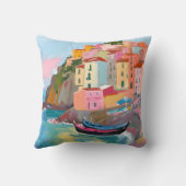 マナローラCinque Terre Liguriaイタリア欧州 クッション (裏面)